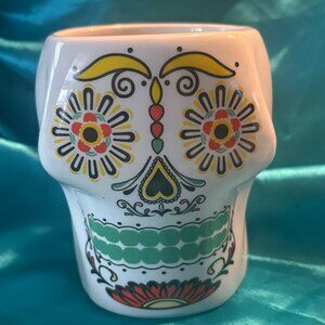 Don Julio DAY OF THE DEAD SUGAR SKULL MUG Tequila Limited Special Edition HTF